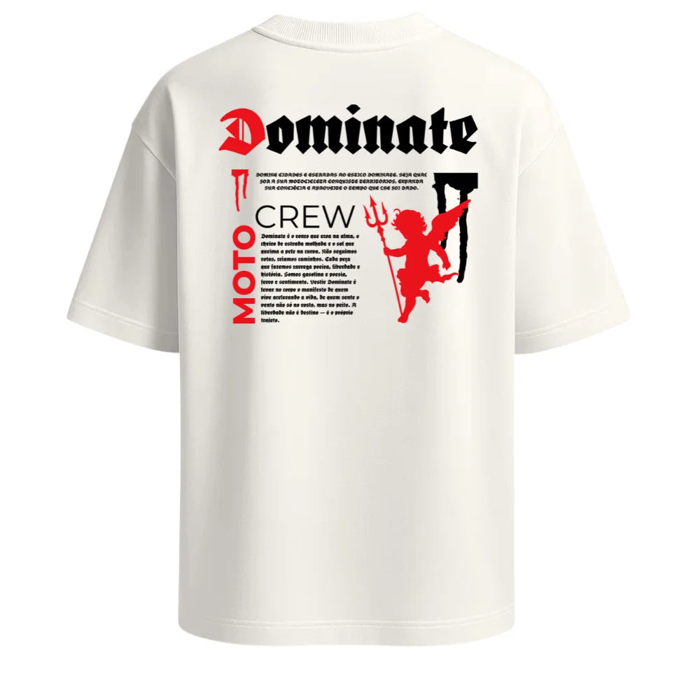 Camiseta Oversized - Moto Crew