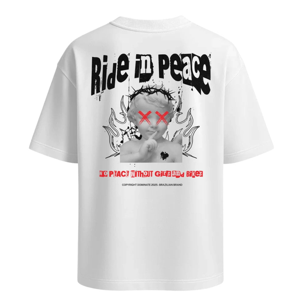 Camiseta Oversized - Ride in Peace