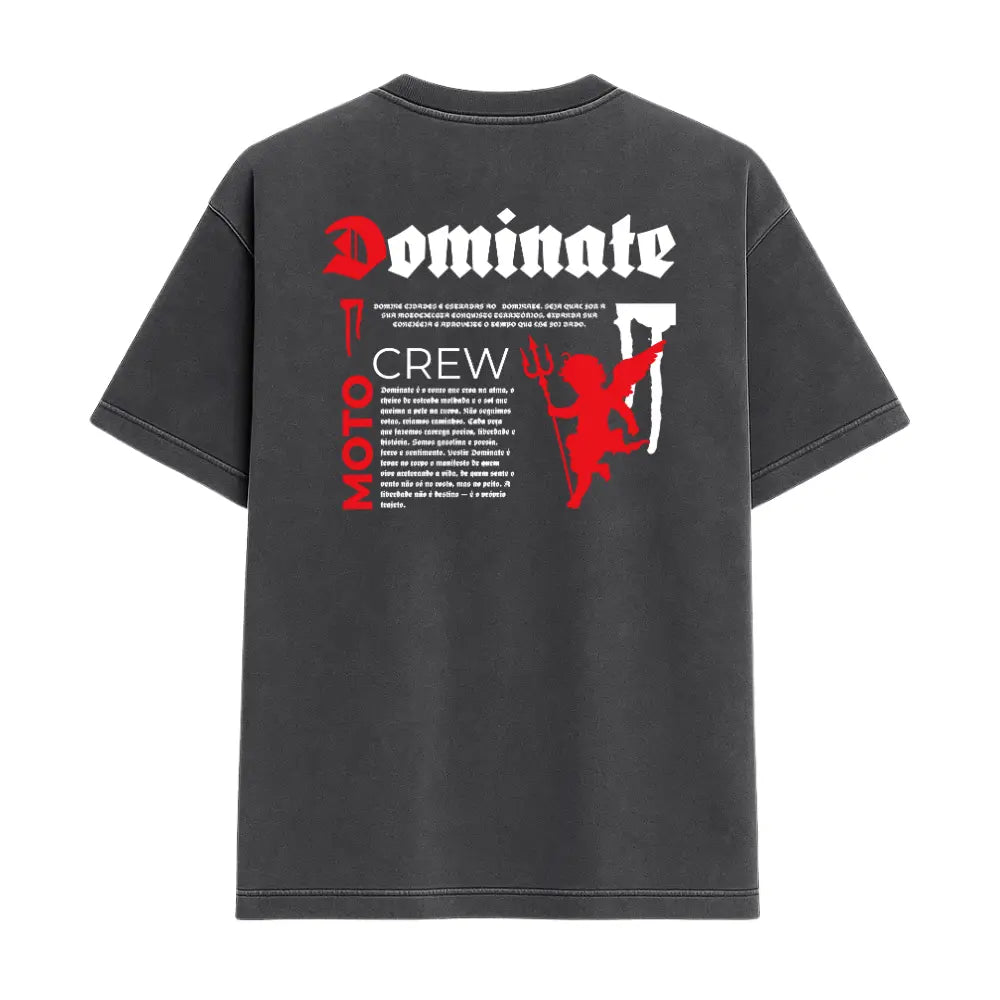 Camiseta Oversized - Moto Crew