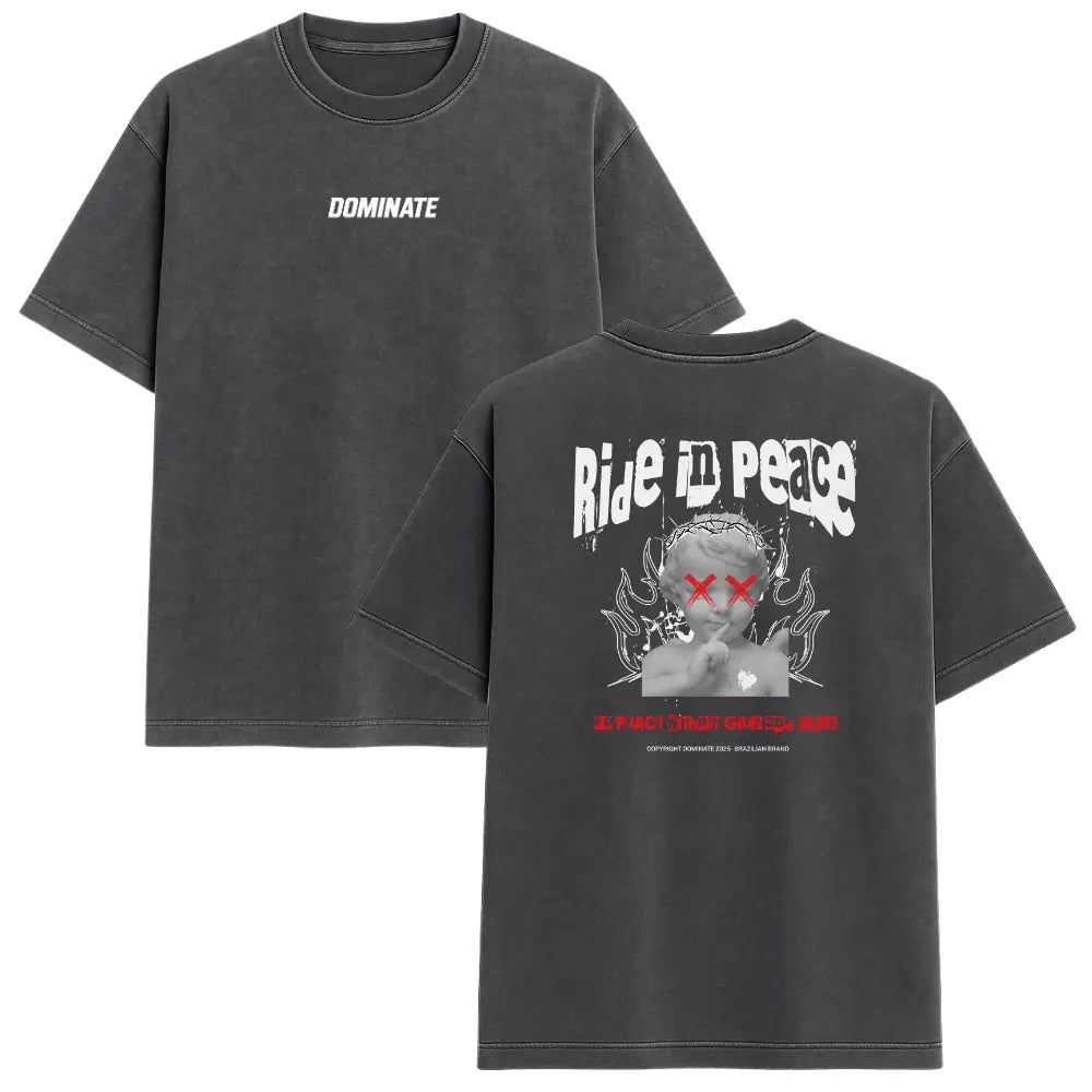 Camiseta Oversized - Ride in Peace