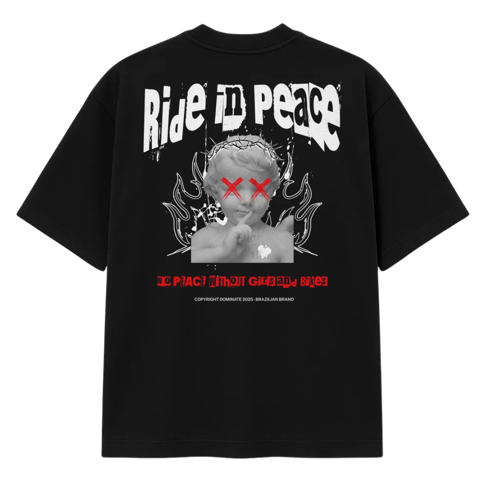 Camiseta Oversized - Ride in Peace