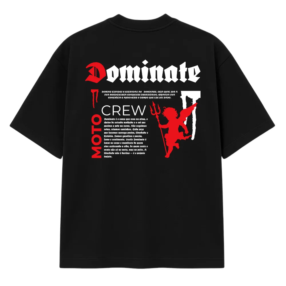Camiseta Oversized - Moto Crew
