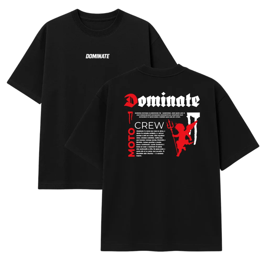 Camiseta Oversized - Moto Crew