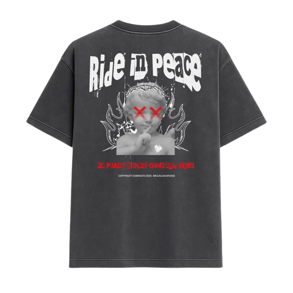 Camiseta Oversized - Ride in Peace