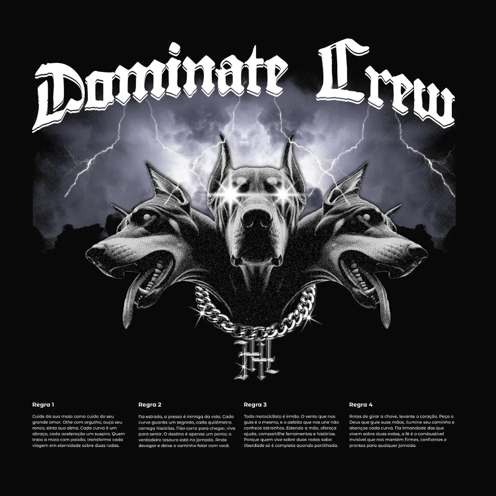 Camiseta Oversized - Crew Dogs